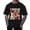 Black, variant on I Tackled 100 Days of School Short Sleeves Crewneck T-Shirts for Man Funny Graphic Loose Casual Tees Soft Comfortable Summer Preppy Top Green M