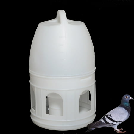 Pigeon Supplies - 6L Bird Water Drinker Feeder Pigeon Handle Plastic Pot Dispenser Container Pigeons Poultry Birds Supplies Tools