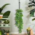 thumbnail image 2 of Dienrx Artificial Hanging Potted Plant, Long Vine Greenery for Indoor and Outdoor Home Decor, Bathroom, Wall, Shelf, and Balcony Decoration, Realistic Cascading Leaves, 2 of 4