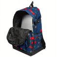 thumbnail image 2 of Stylish Blue Plaid Backpack - Perfect for School, Travel & Everyday Use!, 2 of 5