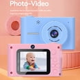 thumbnail image 2 of Cámara digital 1080P Cámara para niños Cámara para niños de 20 MP Selfie para niños, 2 of 8