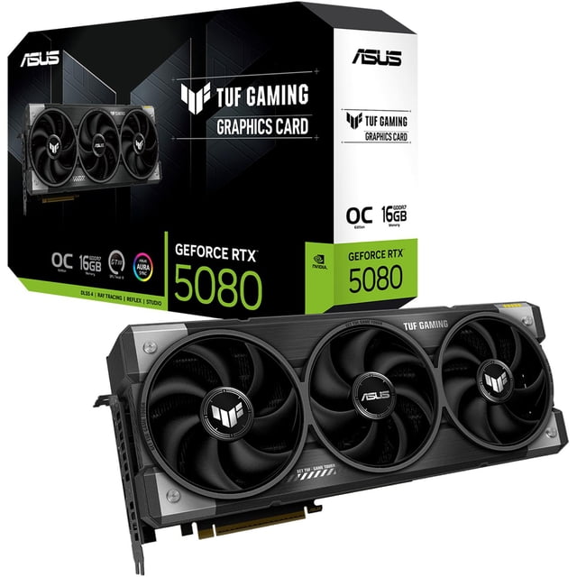 Tarjeta de Video ASUS TUF Gaming GeForce RTX 5080 OC Edition 16GB GDDR7