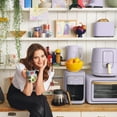 thumbnail image 4 of Beautiful 2-Speed Immersion Blender with Chopper & Measuring Cup, Lavender by Drew Barrymore, 4 of 15