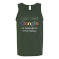 thumbnail image 2 of I Don't Need Google My Daughter Knows Everything Mens Graphic Tank Top, Forest Green, X-Large, 2 of 3