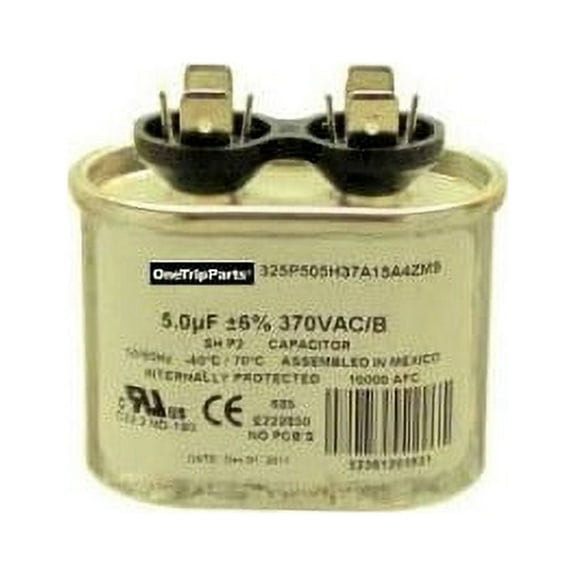 S1-024-20043-700 York Controls 5Mfd 370V Oval Run Capacitor OEM S1-024-20043-700