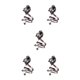 thumbnail image 1 of Qarigey Adjustable Size Rings Student Trend Men Party Accessories Stereoscopic Alloy Daily Holiday Ring  Supply Jewelry Opening Type2 NO2, 1 of 6