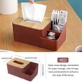 thumbnail image 5 of Xinhuaya Multifunction Tissue Box Rectangular Facial Tissue Holder Dispenser for Dining Room, Kitchen, Bedroom Dressers and Home Décor, 5 of 7