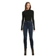 thumbnail image 2 of Time and Tru Women's High Rise Skinny Jeans, 27", 29” Inseams, Sizes 2-22, 2 of 5