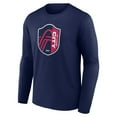 thumbnail image 2 of Men's Navy St. Louis City SC Official Logo Long Sleeve T-Shirt, 2 of 3