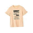 thumbnail image 4 of Camiseta de verano Yinane para mujer cuello redondo suave 115 cm 114 cm 65 cm, 4 of 7