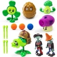 thumbnail image 1 of Set de 7 figuras de Plants vs Zombies de Toy Maikerry para niños, 1 of 7