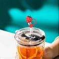 thumbnail image 2 of 8Pcs Straw Covers Cap Toppers Compatible with 30&40 oz Tumbler ,Reusable Cute Silicone Tips Lids Protectors for 0.4 in/10mm Cups Accessories - Style 2, 2 of 5