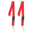 thumbnail image 2 of WAXIAYU Cell Lanyard Neck Strap with 2 Breakaway ID Holders & Keychains - Red, 2 of 6