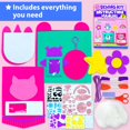 thumbnail image 2 of SHIBA-My First Sewing Kit for Kids Age 5 6 7 8 9 10 11 12 Beginner Art & Craft, Includes 6 Easy Projects Dolls and Pillows, Instruction & Plush Felt Materials for Learn to Sew, Embroidery Skills, 2 of 4