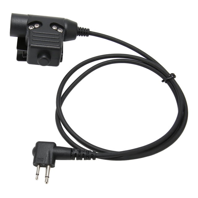 Adaptador de walkie talkie, adaptador de micrófono PTT, adaptador de auriculares PU, adaptador de micrófono PTT, probado profesionalmente