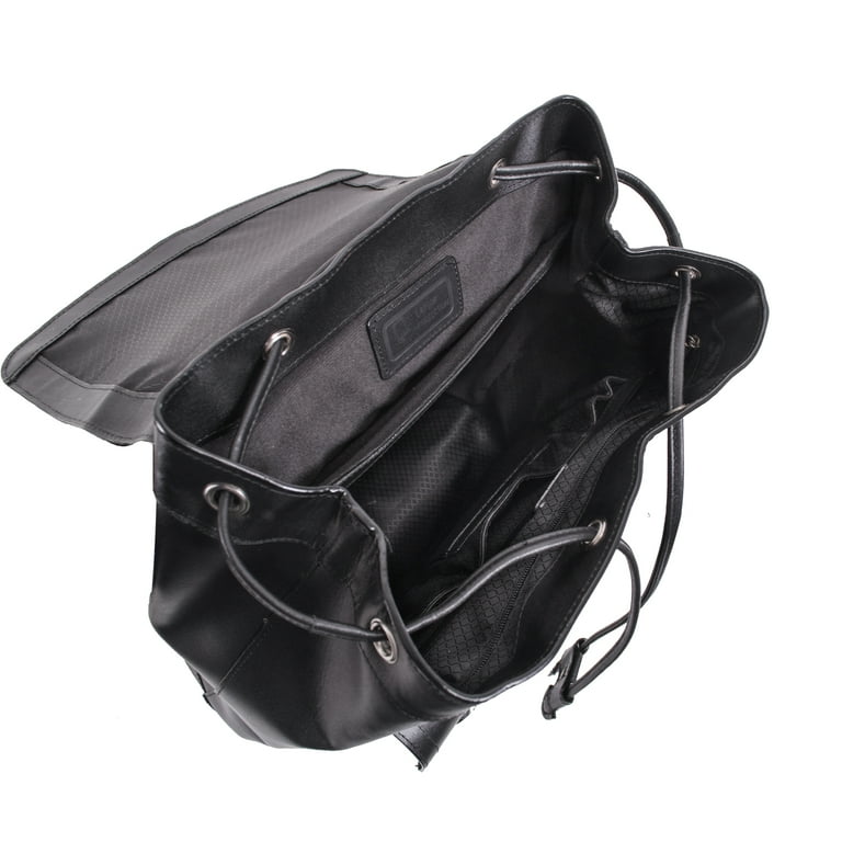 McKlein HAGEN Laptop Backpack Top Grain Cowhide Leather Black