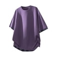 thumbnail image 2 of IhhxPro Men's Short Sleeve Button down Shirt Oversized Sport Tee Moisture-Wicking Quick Dry Plaid Trim T-Shirt M-3XL, 2 of 4