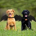 thumbnail image 7 of Halloween Dog Bat Wings Pet Costume for Halloween Party Decorations, Cute Puppy Dog and Cat Collar Bat Wings with Pumpkin Bells Cosplay Party (X-Large), 7 of 7