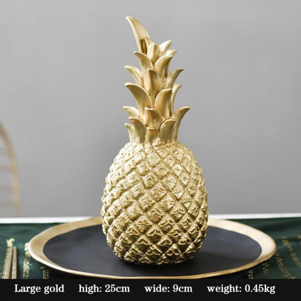 Artificial Pineapple Shape Resin Ornament Nordic Style Living Room Decoration 