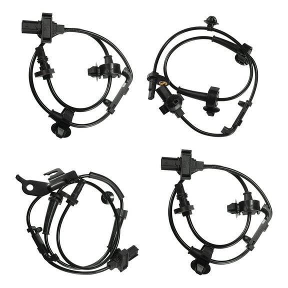 Unique Bargains 4pcs Front Rear Left Right ABS Sensor No.57450TR3A02/57455TR3A02/57470TR0013 for Honda Civic 2012-2015