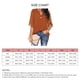 thumbnail image 5 of Tops de verano para mujer, cuello en V, media manga, exquisito Color puro, blusa informal elegante para mujer para fiesta, salida de oficina, naranja 3XL, 5 of 5