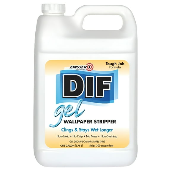 Zinsser DIF Gel Wallpaper Remover - Non-Toxic, No Odor - 1 Gal