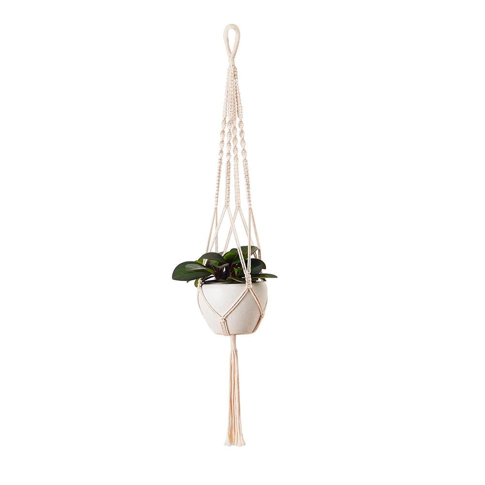 Plant Hanger Macrame Hanging Basket Net Rope for Flower Pot Holder Home Ornament