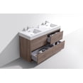 thumbnail image 2 of Bliss 60" Double Sink Butternut Free Standing Modern Bathroom Vanity, 2 of 3