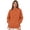 Orange, variant on Crew Neck Sweatshirts Women Fall Oversized Crewneck Sweatshirt Vintage Pullover Loose Fit Cute Y2K Long Hoodie Beige S-3XL
