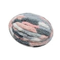 thumbnail image 3 of Thick Chunky Yarn Filling Polyester Yarn for Knitted Blanket Weaving Sweater Pink Gray, 3 of 8