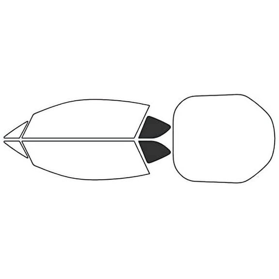 Rvinyl Window Tint Kit Compatible with BMW I8 2014-2020 (Coupe) - Back Precut Kit - 20%