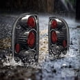 thumbnail image 4 of For 2001-04 Toyota Tacoma Tail Lights Black Clear Rear Lamps Pair Altezza Style, 4 of 10