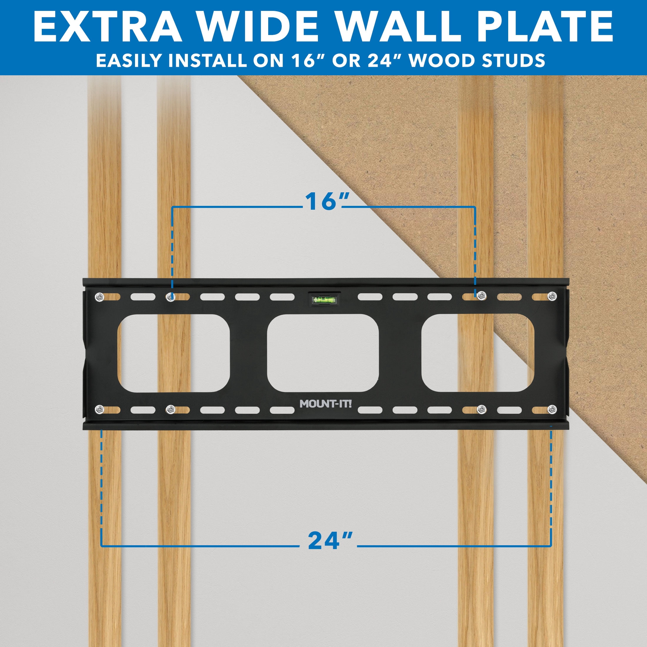 Heavy-Duty Tilt TV Wall Mount with Low Profile For Up to 80 in., 175 Lbs. Weight Capacity