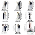 thumbnail image 3 of Yuarrent Decoración de pasteles, muñecas, novia, novio, resina, casarse, estatuilla, herramienta de decoración de boda, soporte, estatua, Decoración del hogar Tipo C, 3 of 6