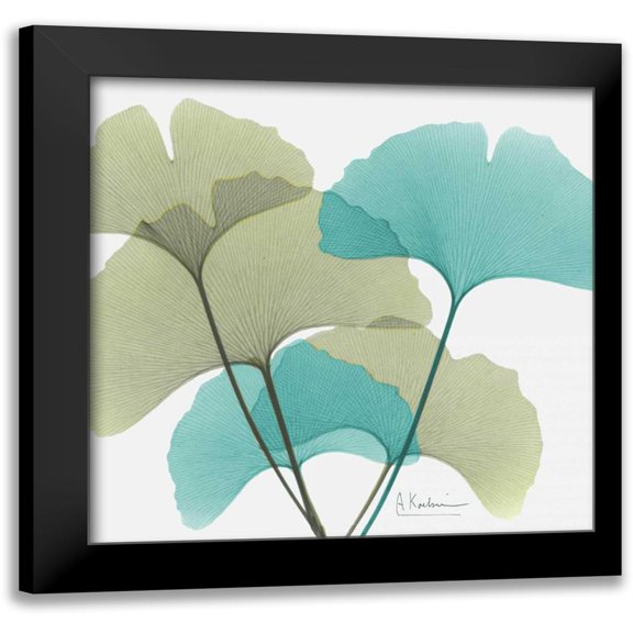 Koetsier, Albert 12x12 Black Modern Framed Museum Art Print Titled - Gingko 1