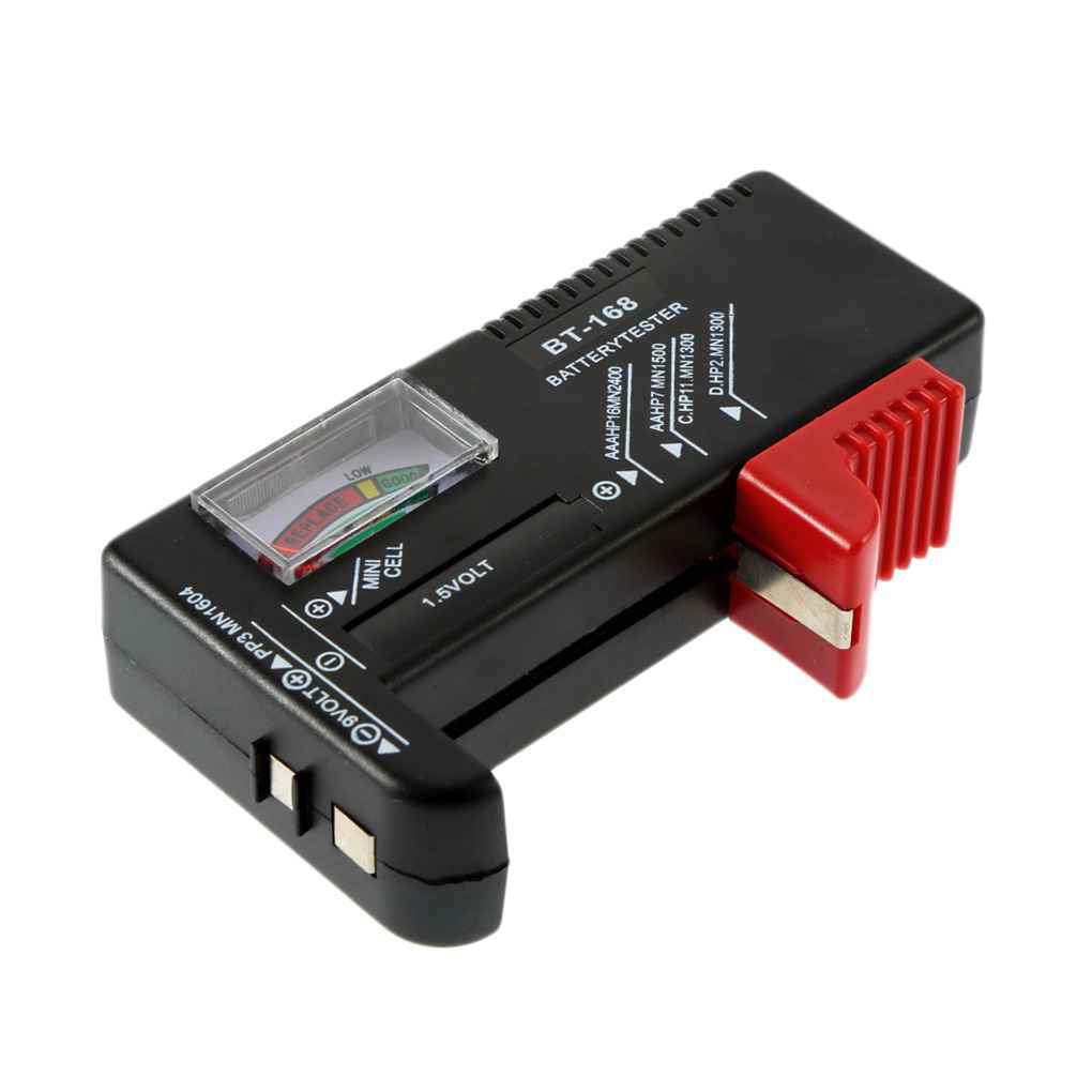 Jacksking Batterietester tragbare Digitale 1,5 V 9 V elektrische Batterietester Messdiagnose Checker Analyzer Batterie Checker 