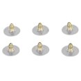 thumbnail image 1 of Fermoirs de boucles d'oreilles en argent 925, fermoirs de remplacement sécurisés pour femmes et filles, 3 paires, dorés, 1 of 4