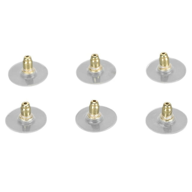 Fermoirs de boucles d'oreilles en argent 925, fermoirs de remplacement sécurisés pour femmes et filles, 3 paires, dorés