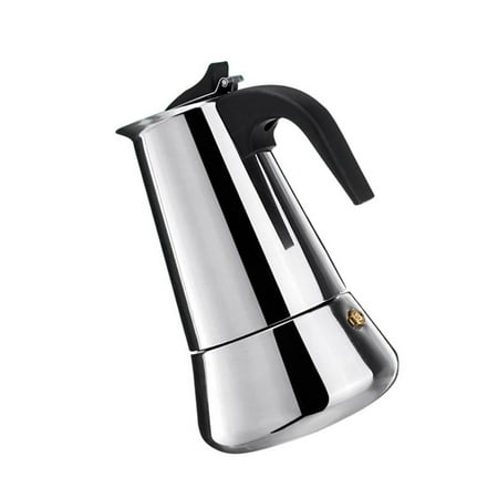 

Stainless Coffee Pots Percolator Household Washable Reusable Insulated 9-cups Home Cafetière with Ergonomic Handle
