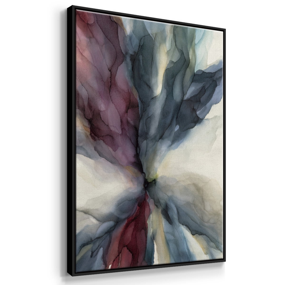 Untitled Framed Premium Gallery Wrapped Canvas - Ready to Hang - 17 x 25 - Black Floating Frame