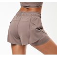 thumbnail image 4 of Women's Quick-Dry Running Workout Sports Shorts, 4 of 8
