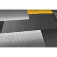 thumbnail image 2 of HR Yellow Grey Silver Abstract Rug Modern Contemporary Geometric Square Design 8' x 10', 2 of 5