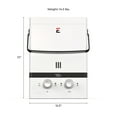thumbnail image 6 of Eccotemp Luxe 1.5 GPM Outdoor Portable Tankless Water Heater w/ EccoFlo Diaphragm 12V Pump and Strainer, 6 of 15
