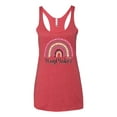 thumbnail image 3 of Waymaker Rainbow Inspirational/Christian Tri-Blend Racerback Tank Top, Vintage Red, Large, 3 of 5