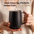 thumbnail image 2 of Temperature Control Heated Coffee Mug 14 oz - Rechargeable Self-Heating Coffee Cup with Lid - Manual Control, 3 Modes, 130 Min  Life, Auto Shut-Off (White), 2 of 6