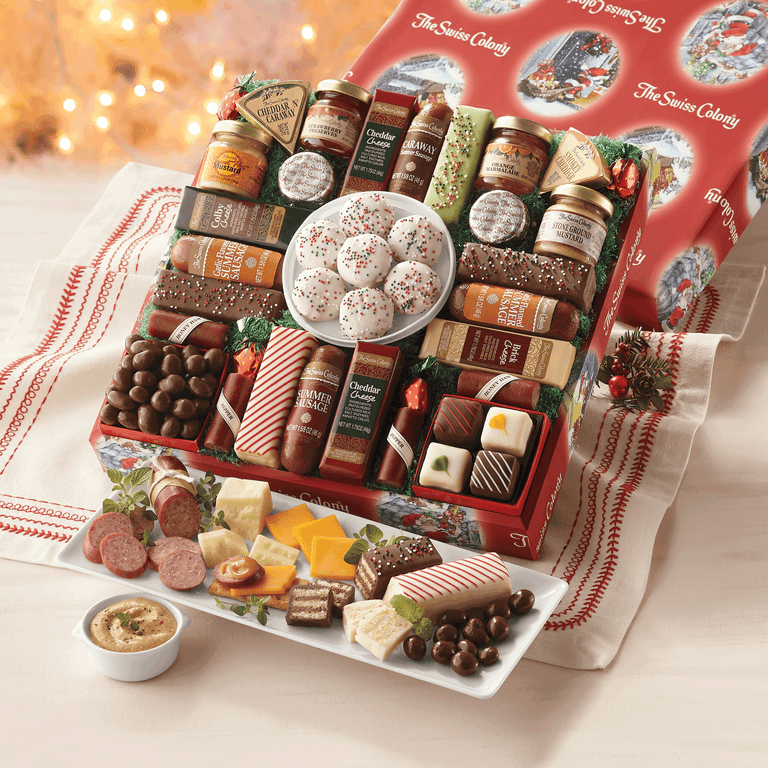 The Swiss Colony 27 Favorites Food Gift Box Assorted Meats