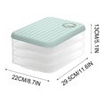 thumbnail image 3 of Wzzjkit Fridge Organizer, Food Storage Containers Dumpling Organizer Transparent Food Storage Box for Kitchen and Fridge, Refrigerator Organizers and Storage, 3 of 6