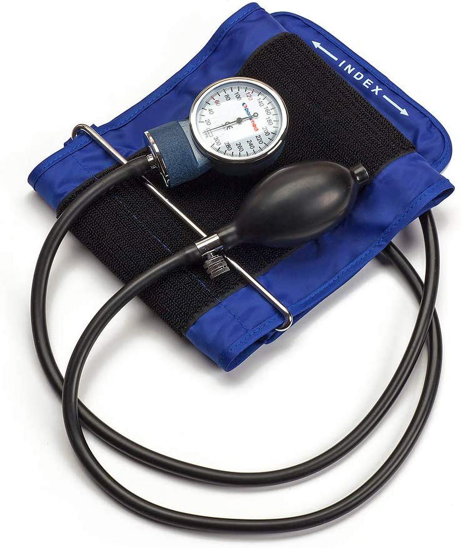 PARAMED Aneroid Sphygmomanometer with Stethoscope – Manual Blood Pressure  Cuff with Universal Cuff 8.7-16.5 and D-Ring – Carrying Case in The kit –