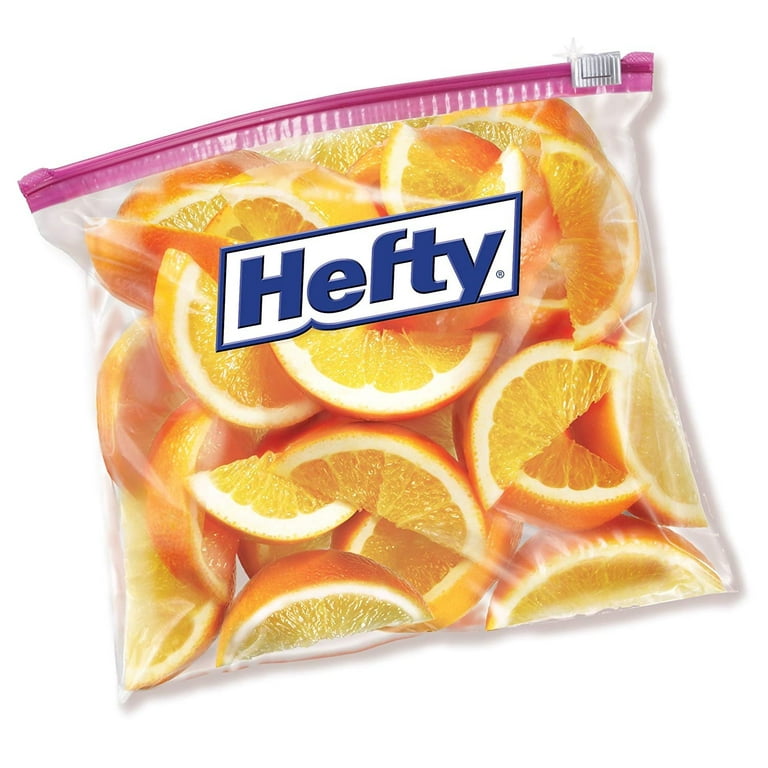 Hefty Slider Storage Bags, Quart Size, 20 Count (Pack of 9), 180 Total