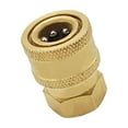 thumbnail image 2 of Colaxi 3-5pack Pressure Washer Quick Release Socket 12mm to 1/4 Female Brass Connector 5 Pcs, 2 of 8